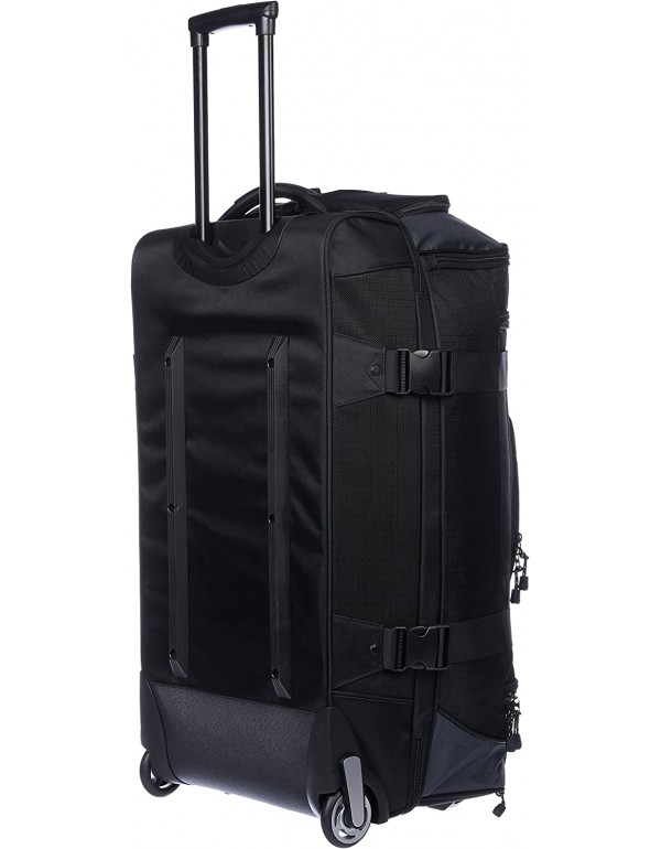 Ripstop Wheeled Duffel, Telescoping Handle, 30", Black