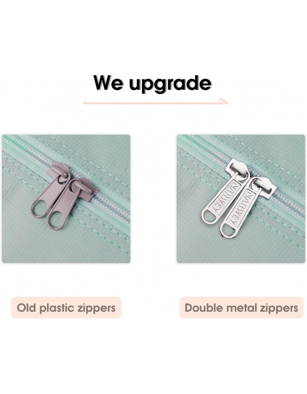 Narwey For Spirit Airlines Foldable Travel Duffel Bag Tote Carry on Luggage Sport Duffle Weekender Overnight for Women and Girls (1112 Mint Green)