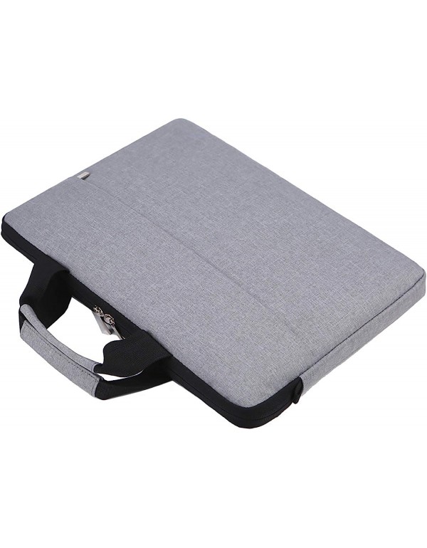 Cicilin Laptop Briefcase, 15.6 inch, Waterproof Shock-Resistant Lightweight Shoulder Bag, Notebook Case laptop Sleevees Compatible (grey)